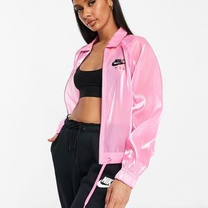 NWOT Nike air coach translucent jacket in pink